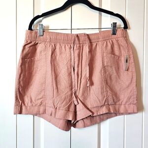Pink Drawstring Shorts